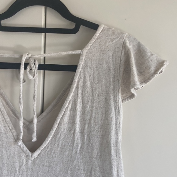 ABERCROMBIE & Fitch Ruffle Sleeve Trapeze Mini Dress Small Tall - Picture 15 of 16